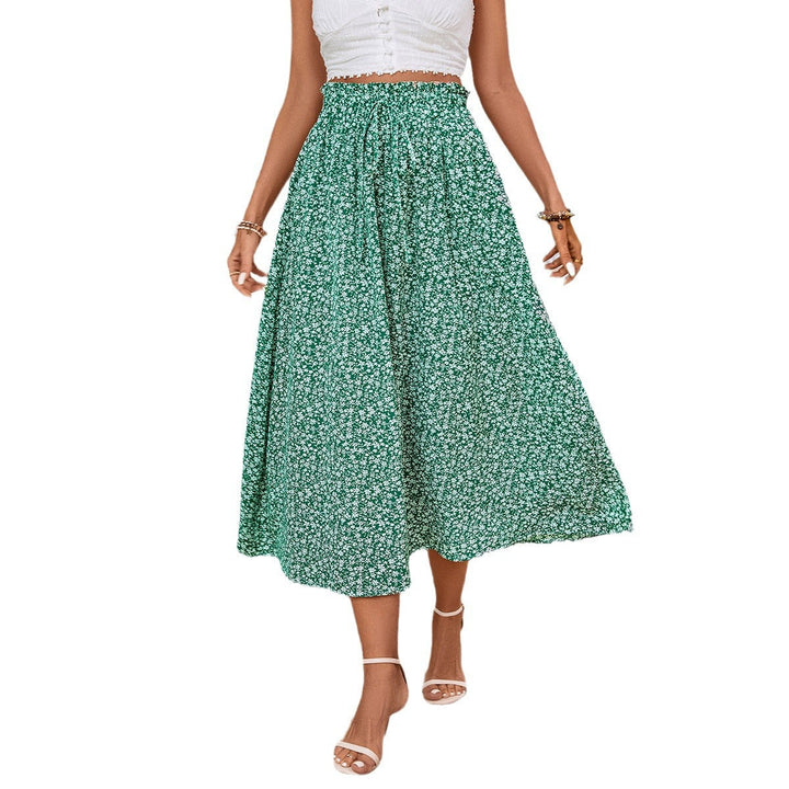 Damen Maxirock mit floralem Muster Drune