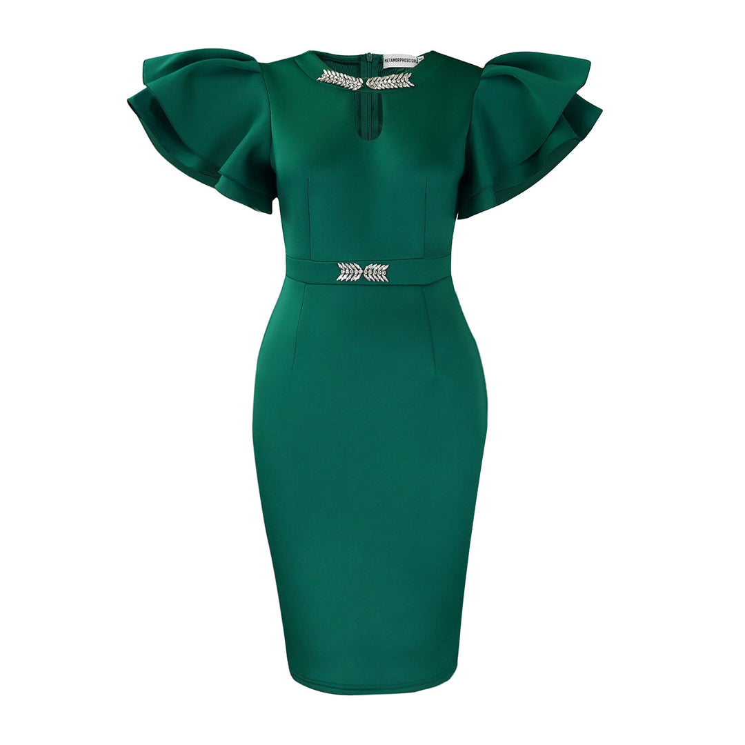 Damen elegante Cocktailkleid Drune