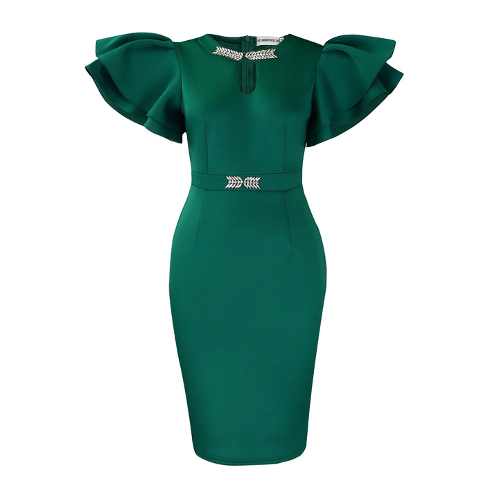 Damen elegante Cocktailkleid Drune