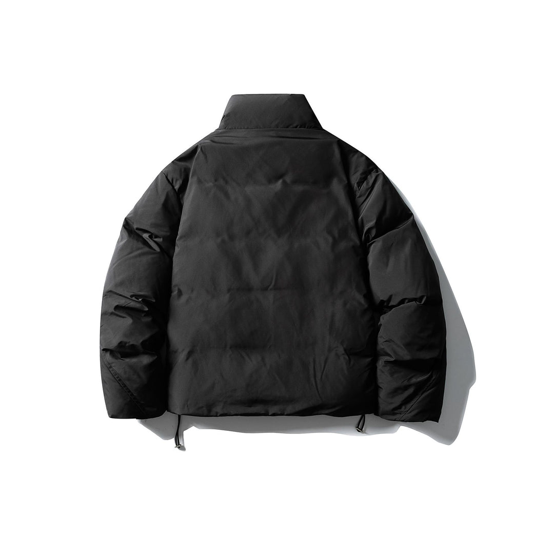 Herren Kurzboxy Isolationsjacke mit hohem Stehkragen und großen Klappentaschen Drune