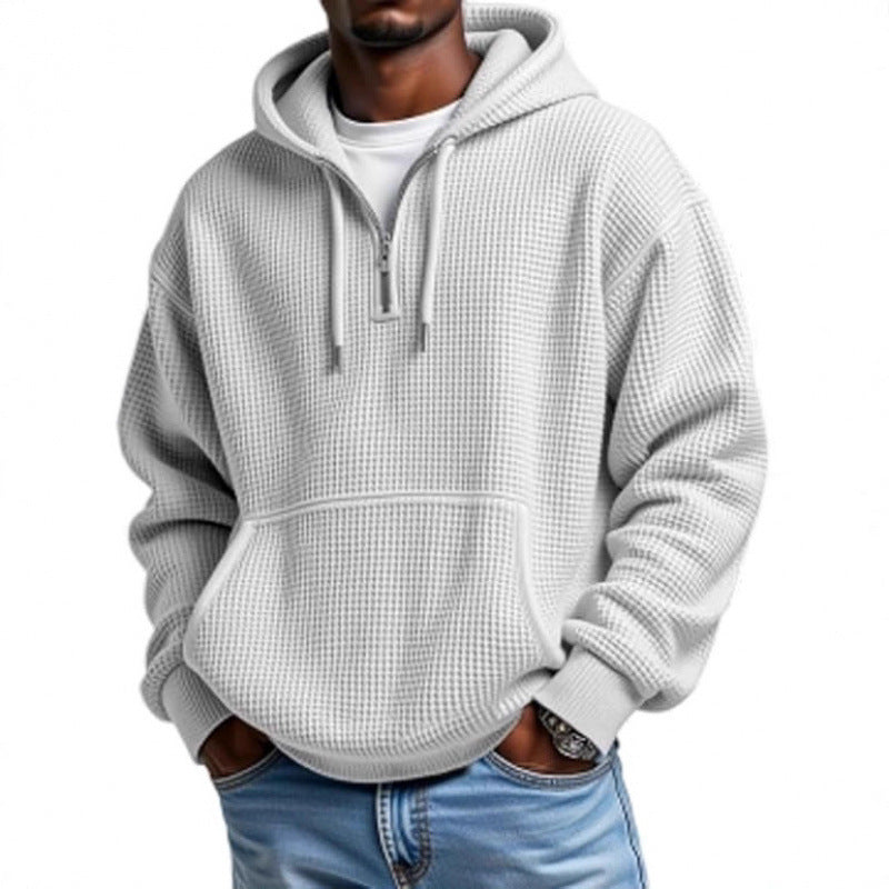 Herren Lässiger Kapuzensweater mit innovativer Struktur Drune