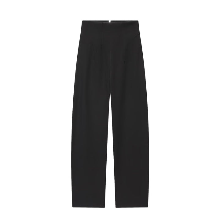 Damen Hochtaillierte weite Culotte‑Hose mit Frontreißverschluss und schmeichelnder Bundpassform Drune