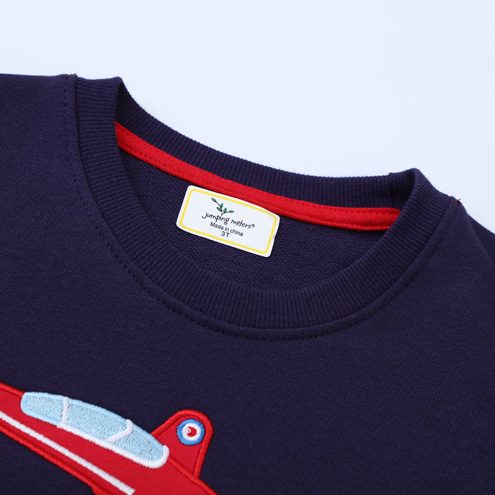 Jungen Sweatshirt mit aufregendem Flugzeug-Design Drune