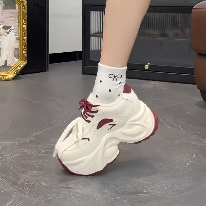 Damen Chunky Sneaker mit innovativem Dämpfungssystem und atmungsaktiver Oberflächenstruktur Drune