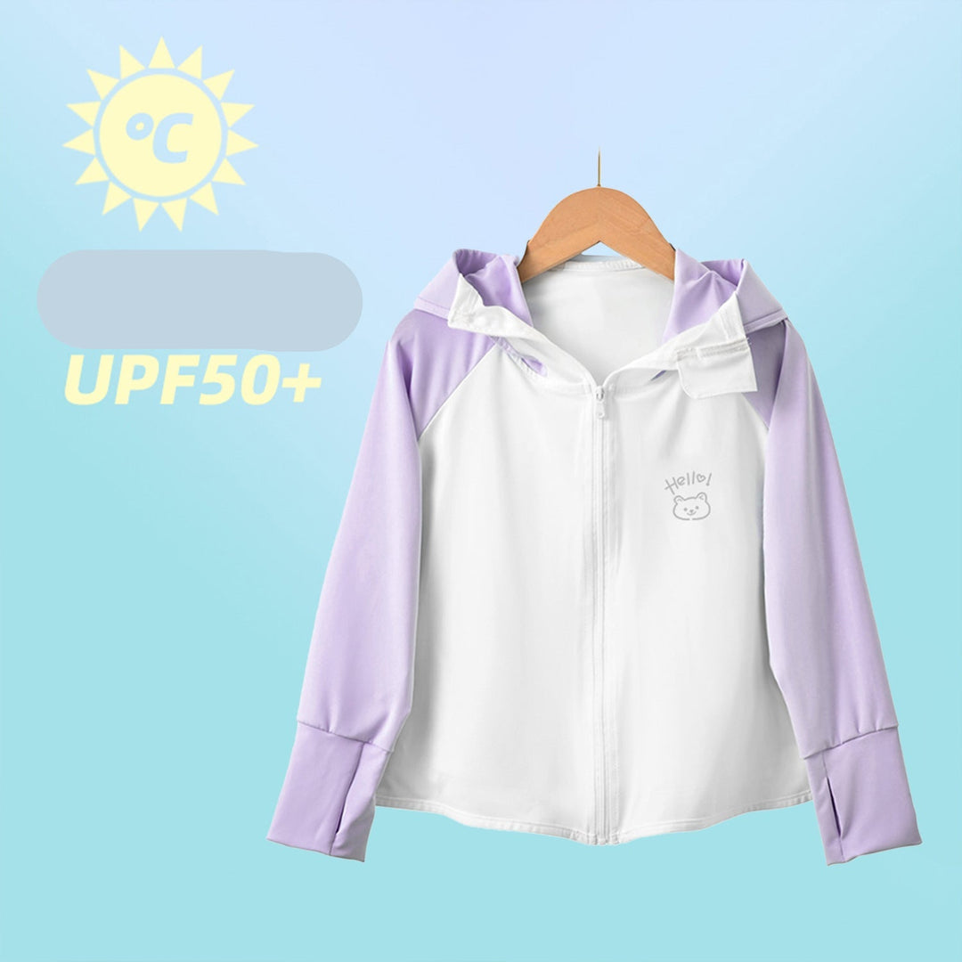 Damen Atmungsaktive Sportjacke mit UV-Schutz und Kapuze Drune