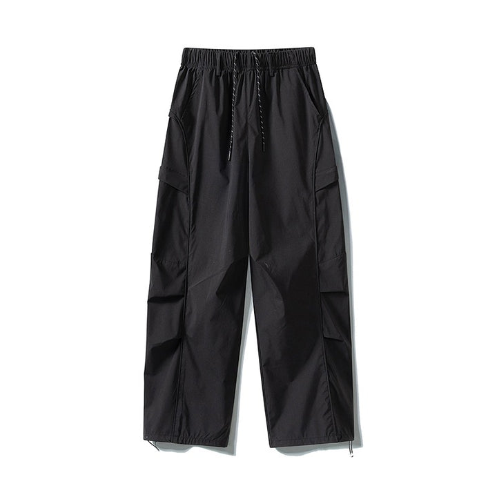 Herren Tech-Cargo-Hose aus wind- und wasserabweisendem Nylon mit elastischem Bund & Multifunktionstaschen Drune