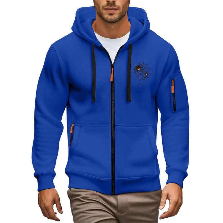 Herren Hochwertiger Zip-Hoodie Drune