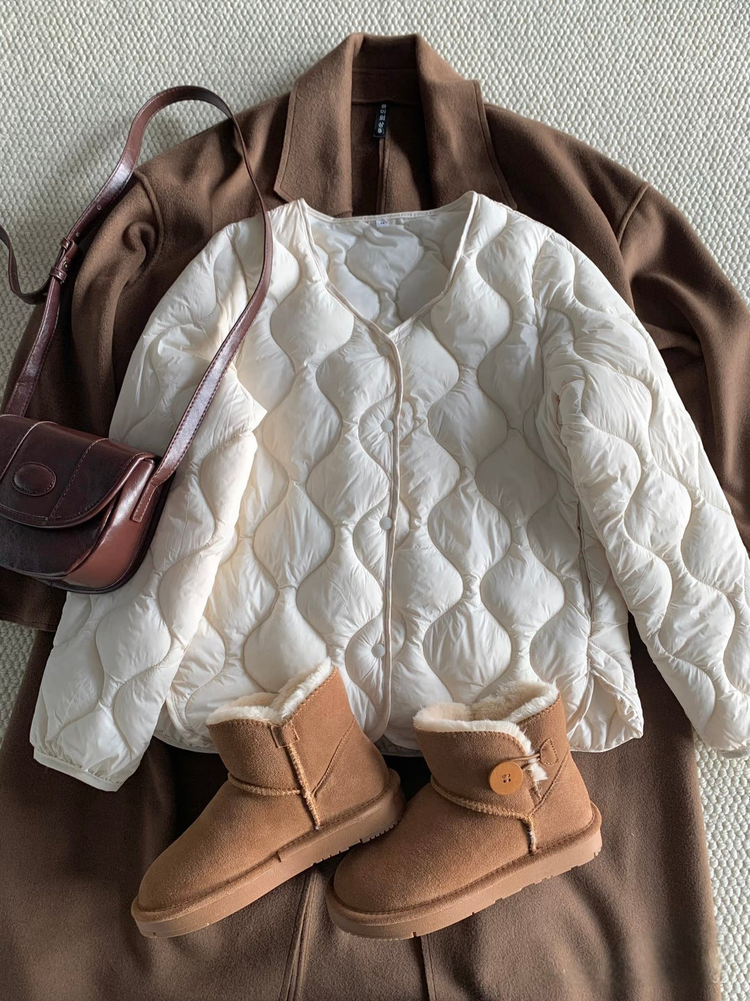 Damen Modische Daunenjacke Drune
