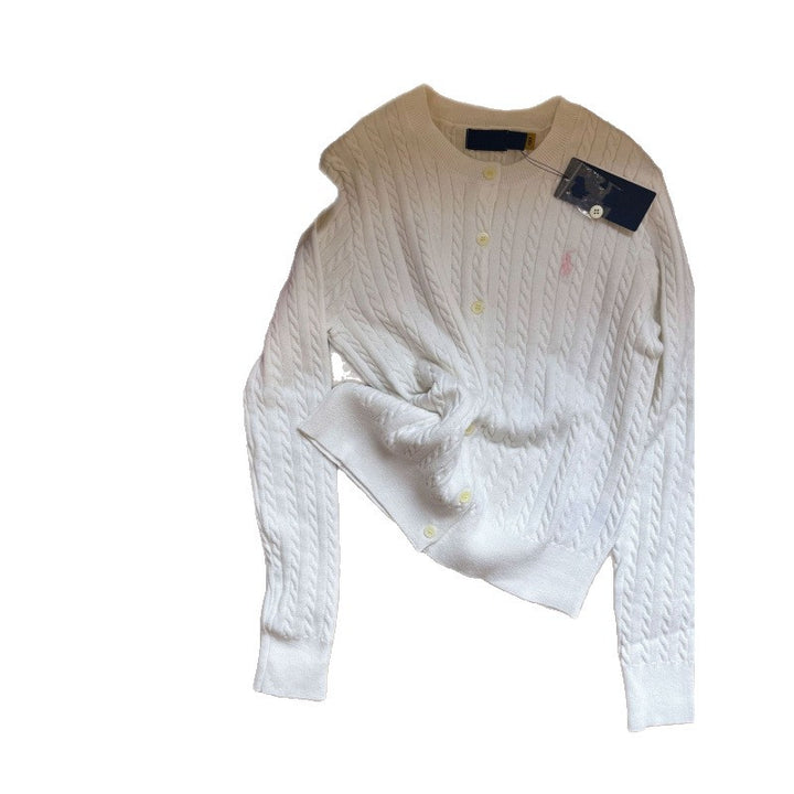 Damen Klassischer Strickcardigan Drune