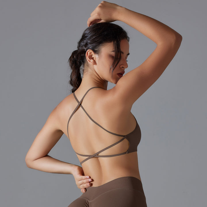 Damen Sport-Bustier mit elegantem Rückenausschnitt und atmungsaktiver Passform Drune