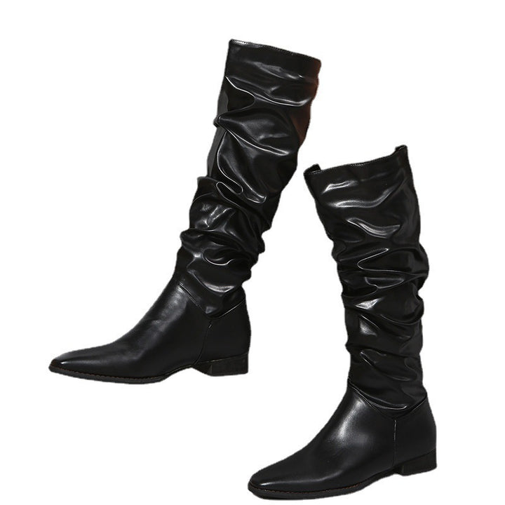 Damen Elegante knöchelhohe Stiefel im lässigen Slouch-Design Drune