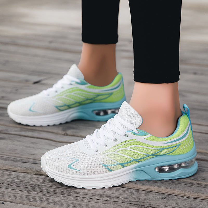 Damen nan atmungsaktive Laufsneaker mit Luftkammerdämpfung und gepolstertem Memory-Fußbett Drune