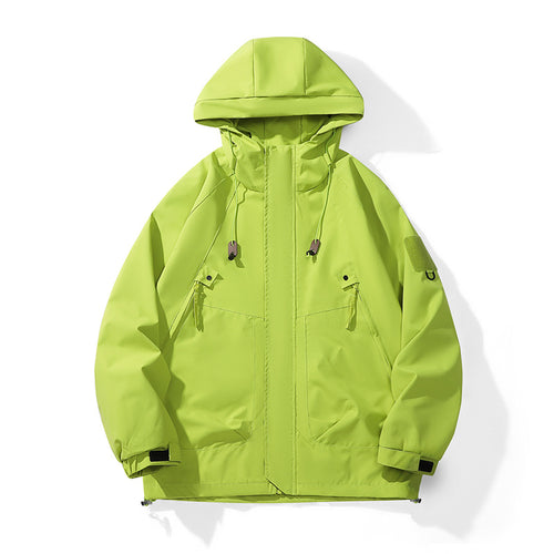 Damen technische Outdoor-Jacke mit verstellbarem Kapuzendesign und praktischen Taschen Drune