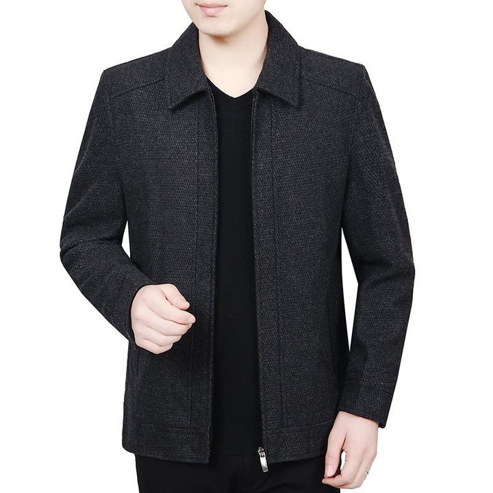Herren Glencheck-Sakko Slim Fit aus Wollmischung mit dezentem Overcheck Drune