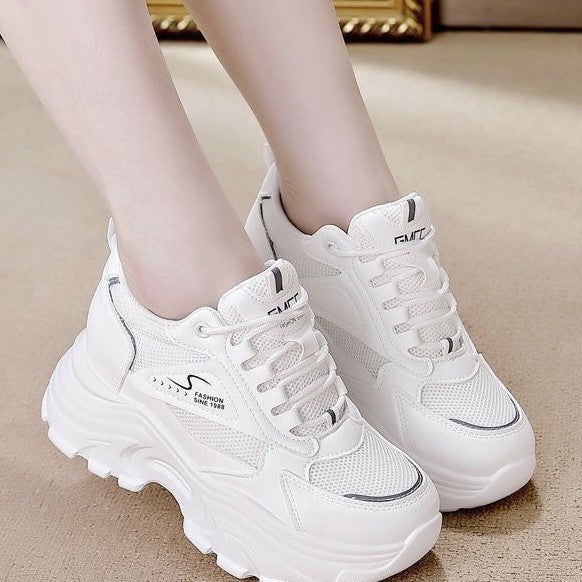 Damen High-Top Sneakers mit trendigem Chunky-Design und atmungsaktiver Obermaterialkombination Drune