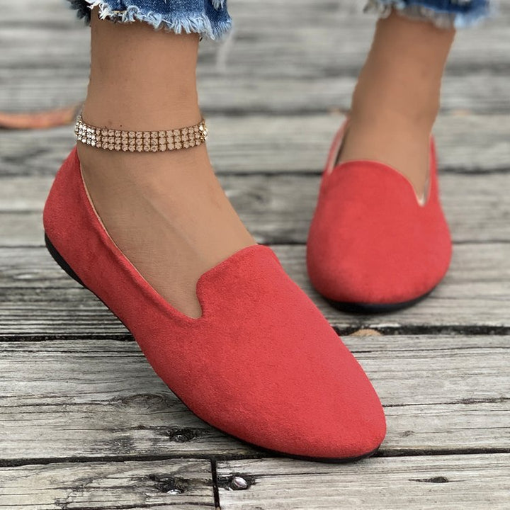Damen Mokassins aus hochwertigem Wildleder mit elegantem Schnitt Drune