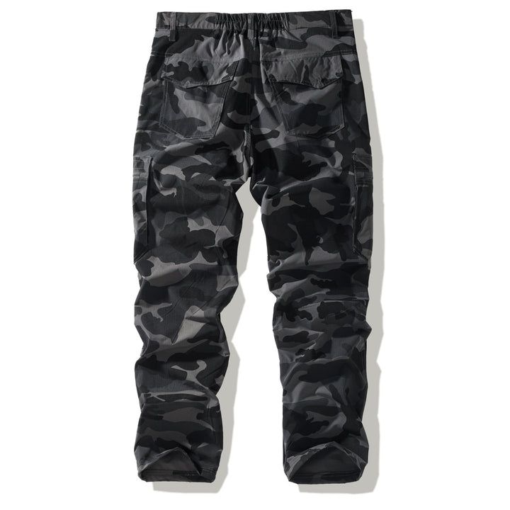 Herren Multifunktionale Cargohose im Camouflage-Design Drune