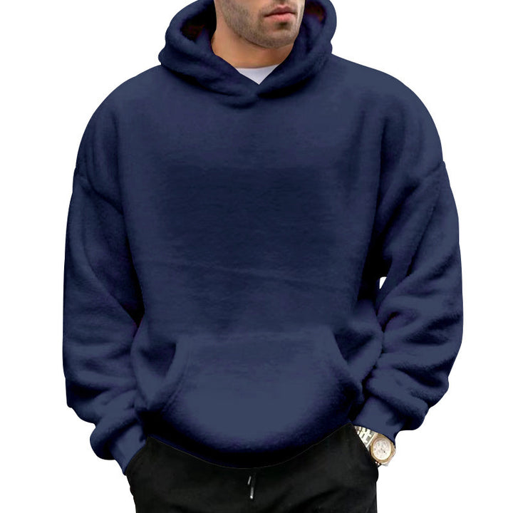 Herren bequemer Oversized Kapuzenpullover Drune