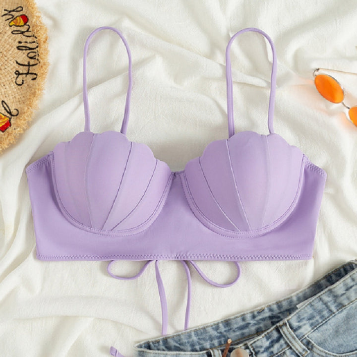 Damen Bikinibra mit schalenförmigem Design und verstellbaren Trägern Drune