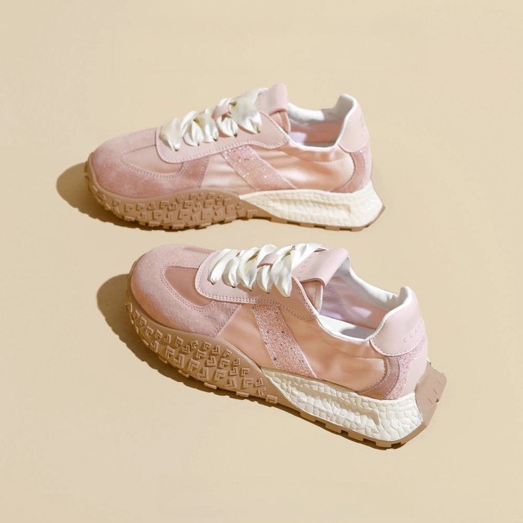 Damen Sportliche Sneakers mit glitzernden Akzenten und futuristischem Design Drune