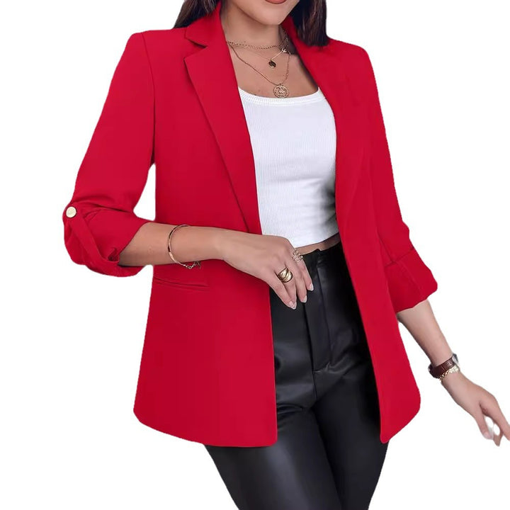 Damen Modischer Blazer mit lässiger Taillierung und schickem Revers Drune