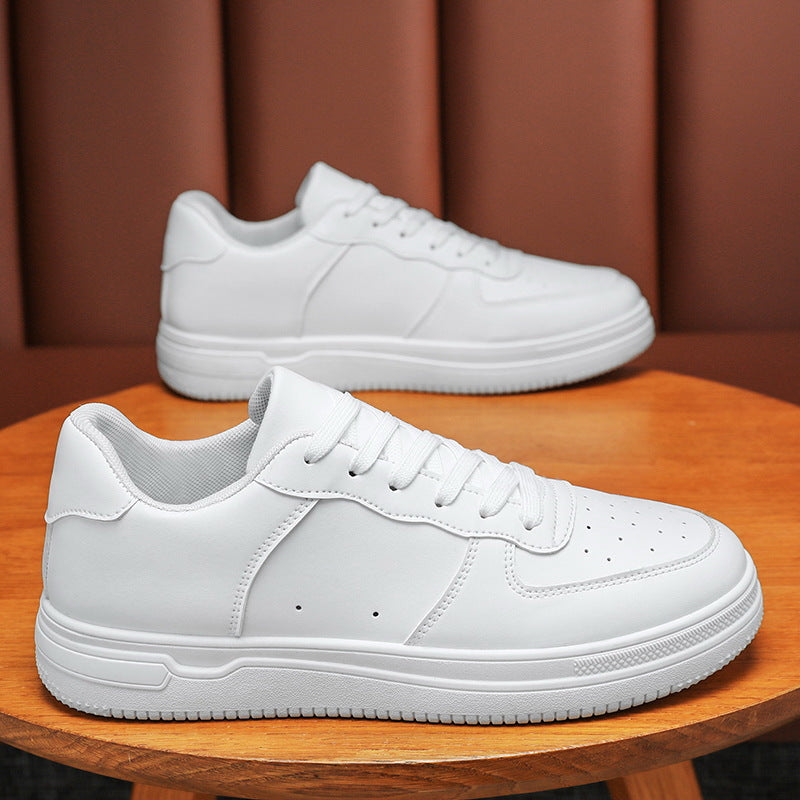 Damen Sportliche Sneakers mit robustem Lederobermaterial und dämpfender Sohle Drune