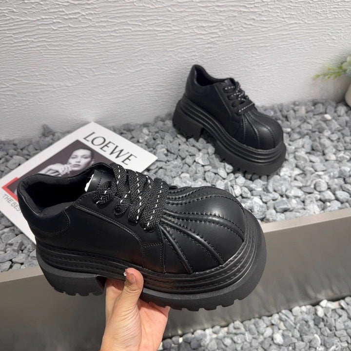 Damen Modische Chunky Sneakers mit robuster Plateau-Sohle Drune
