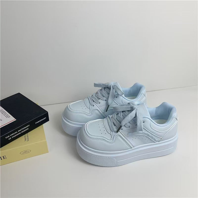Damen Platform Sneakers mit modischem Design und dämpfender Sohle Drune