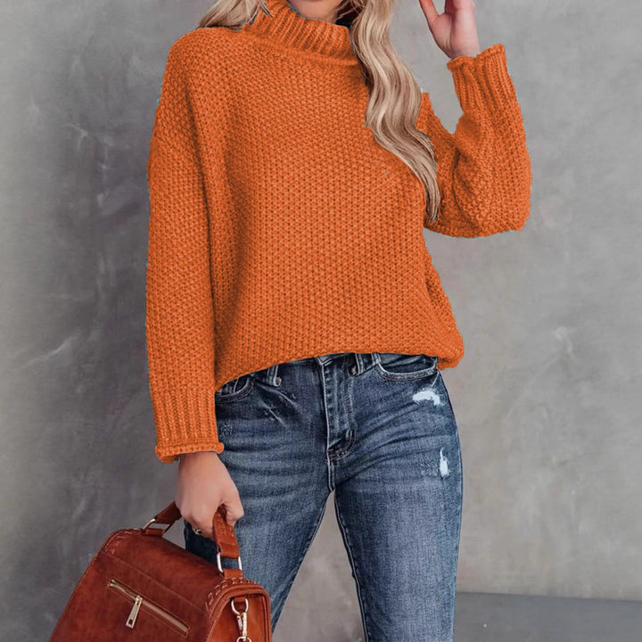 Damen gemütlicher Strickpullover Drune