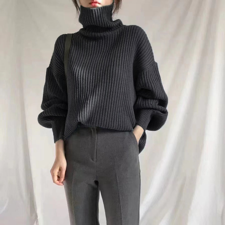 Damen Kuscheliger Rollkragenpullover Drune