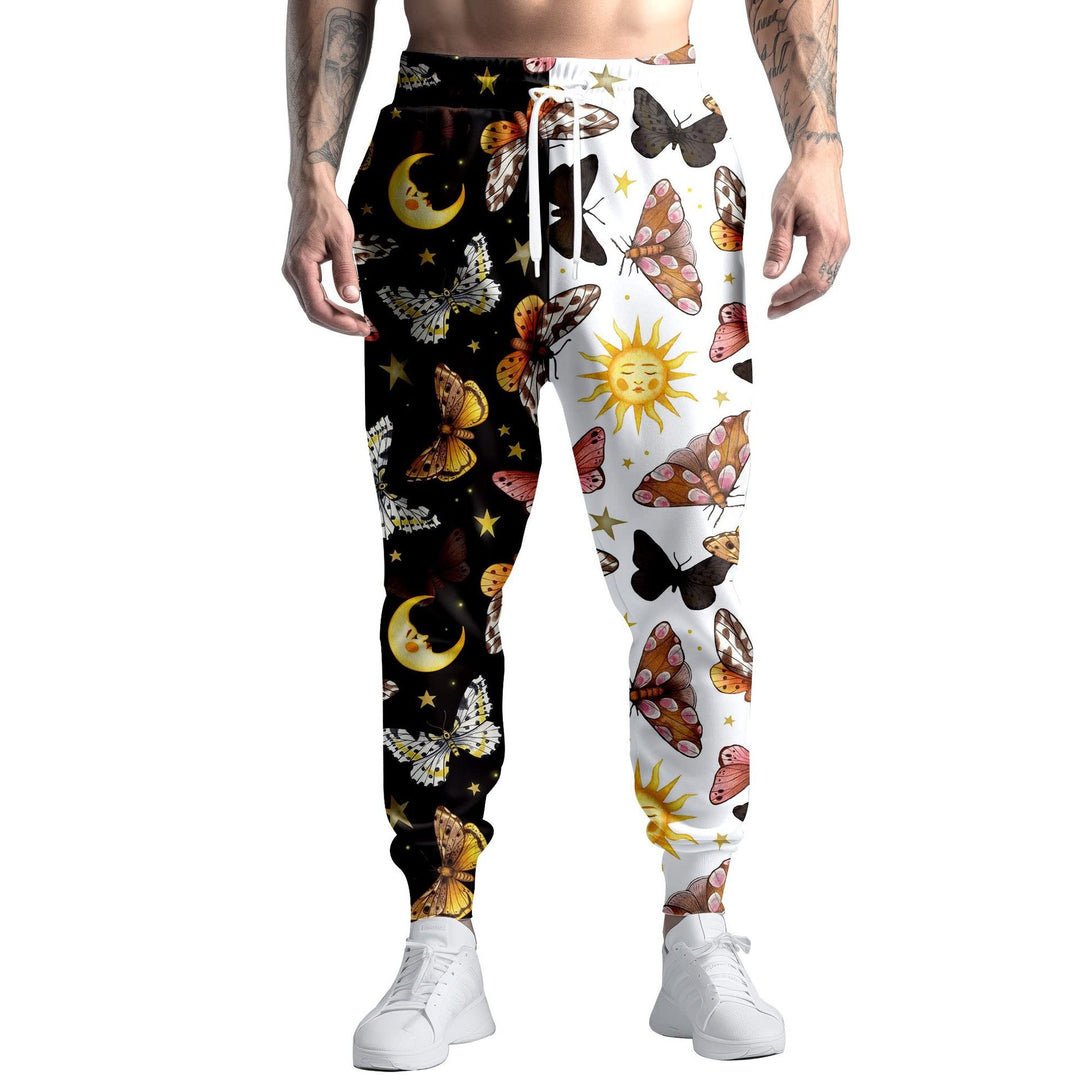Herren Sportliche Jogginghose mit kreativem Mustermix Drune