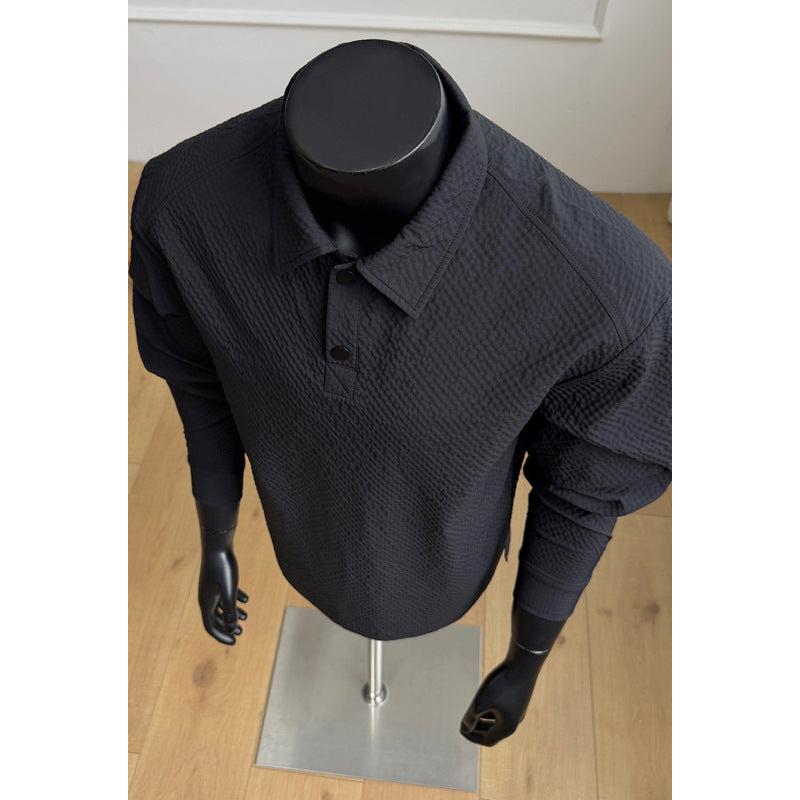 Herren Bequeme und lässige Overshirt Drune