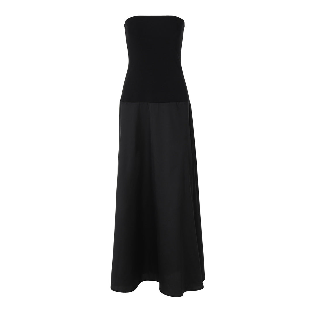Damen Elegantes langes Maxikleid mit trägerlosem Design Drune