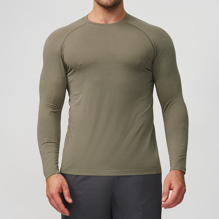 Herren Funktionslangarmshirt mit temperaturregulierenden Eigenschaften Drune