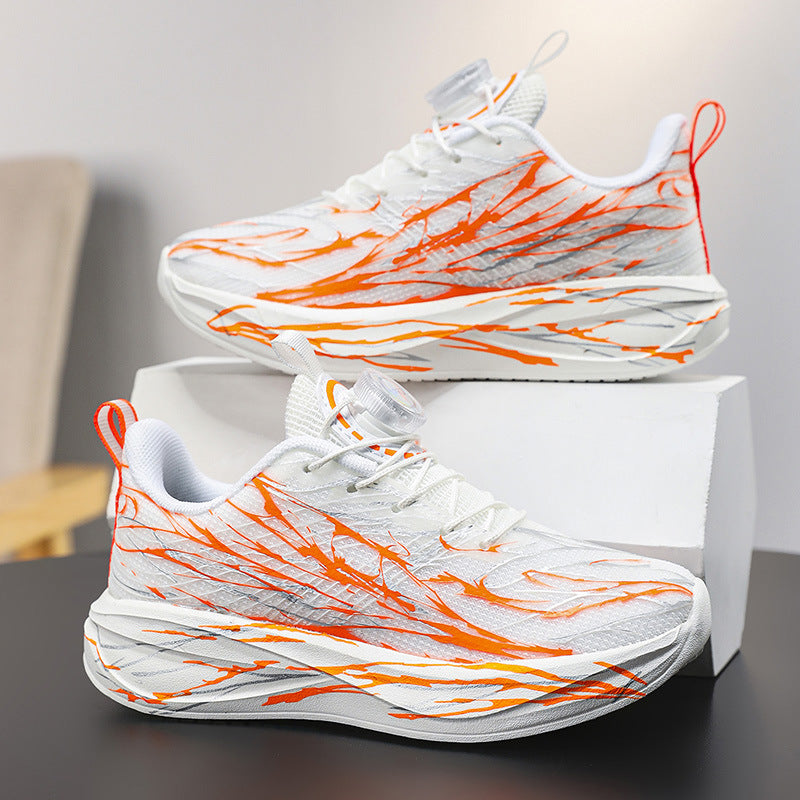 Unisex auffällige Plateau-Sneaker mit Schnelljustier-System und skulpturierter Wellenlaufsohle Drune