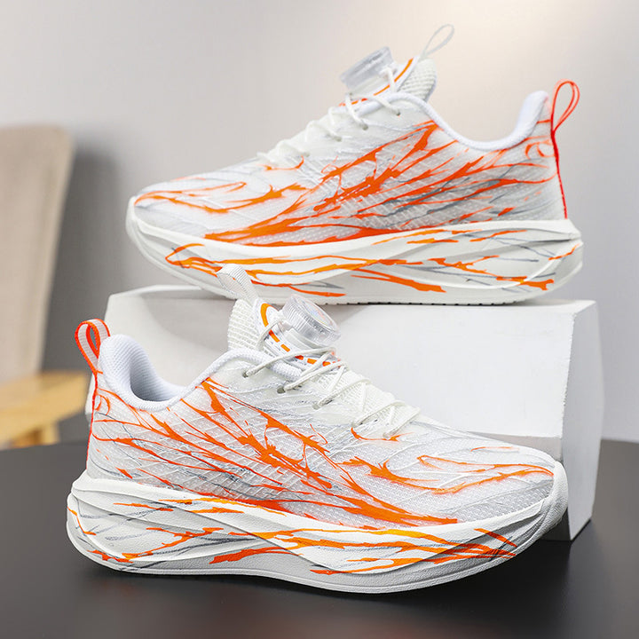 Unisex auffällige Plateau-Sneaker mit Schnelljustier-System und skulpturierter Wellenlaufsohle Drune