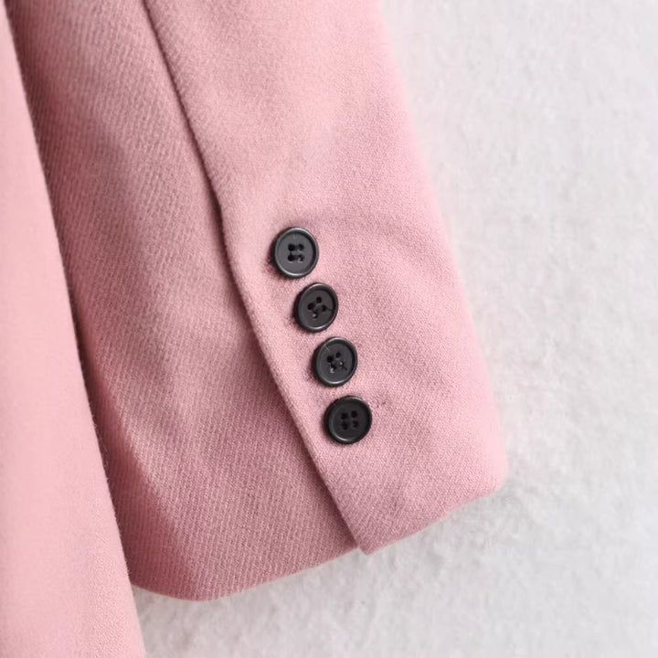 Damen Kurzer Oversize-Mantel mit üppigem Kunstfellkragen Drune