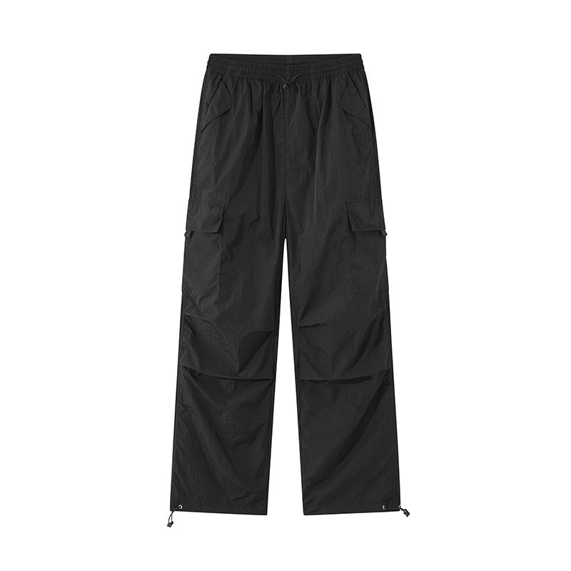 Unisex Leichte technische Cargo-Hose mit Kordelzug und verstellbarem Saum Drune