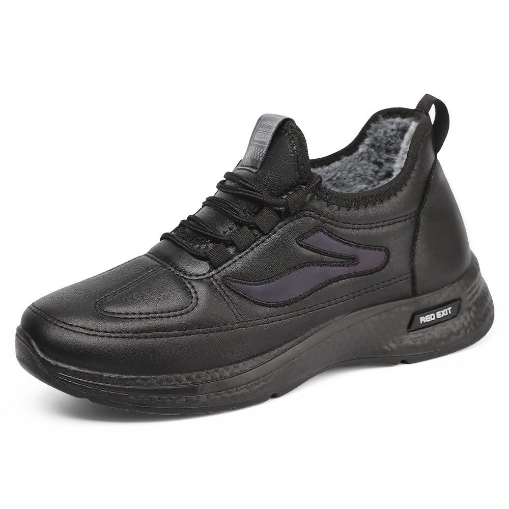 Damen Sportliche Lammfell-Sneaker mit rutschfester Sohle Drune