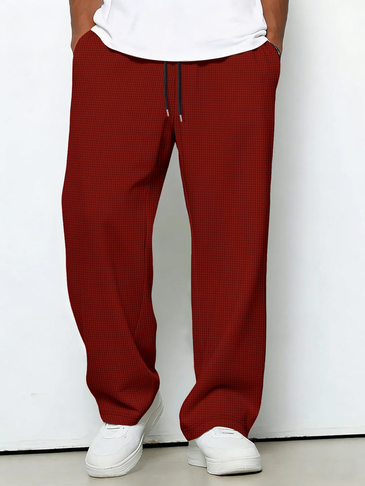 Herren lockere Jogginghose mit Kordelzug und seitlichen Eingrifftaschen Drune