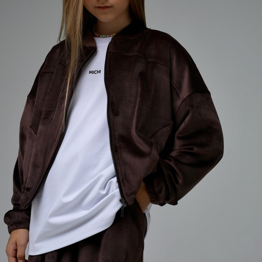 Damen Sportliche Fleecejacke mit durchgehendem Reißverschluss und lässigem Schnitt Drune