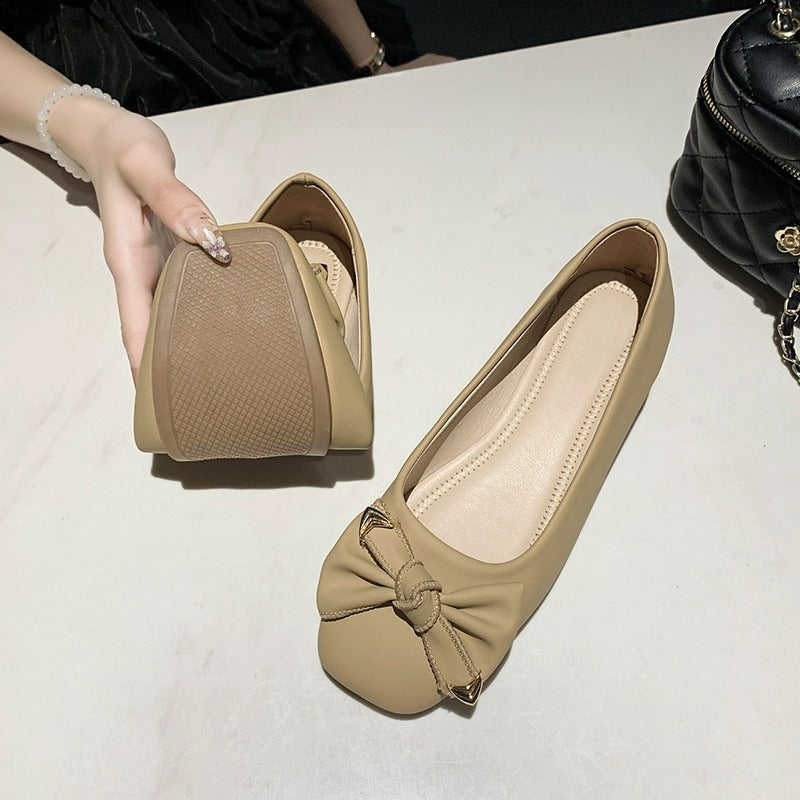 Damen Ballerinas mit elegantem Schleifen-Detail und weichem Fußbett Drune
