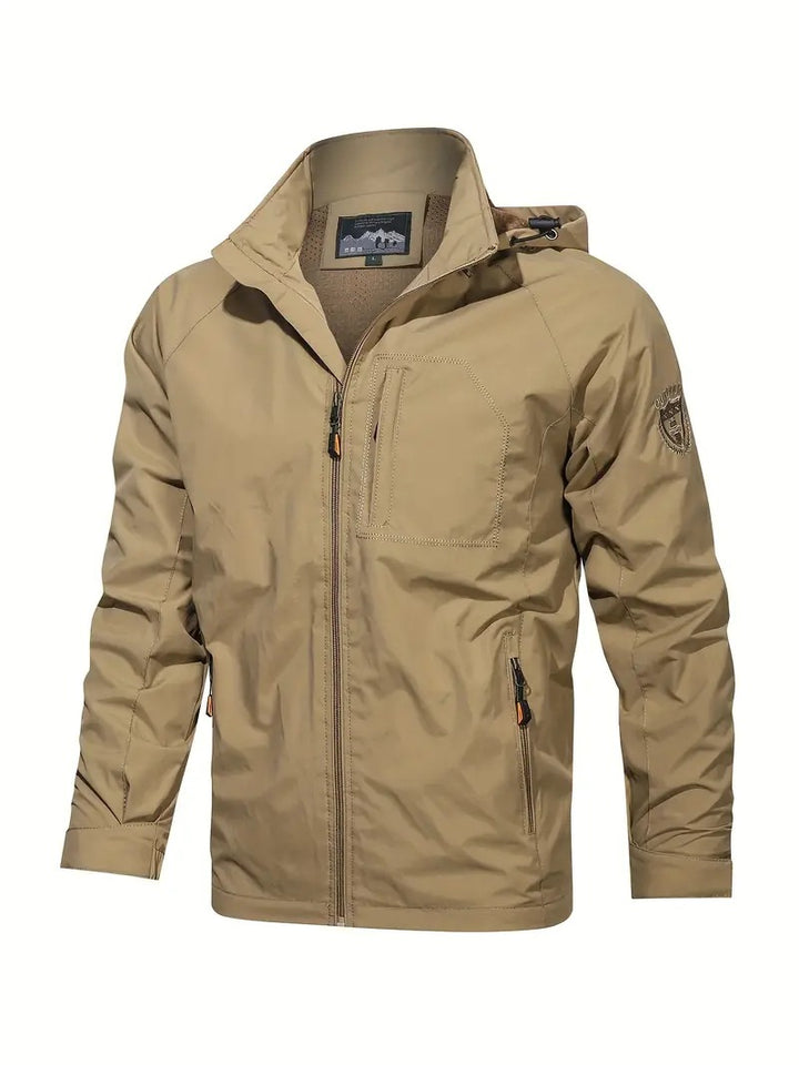 Herren Funktionsjacke mit hohem Kragen Drune