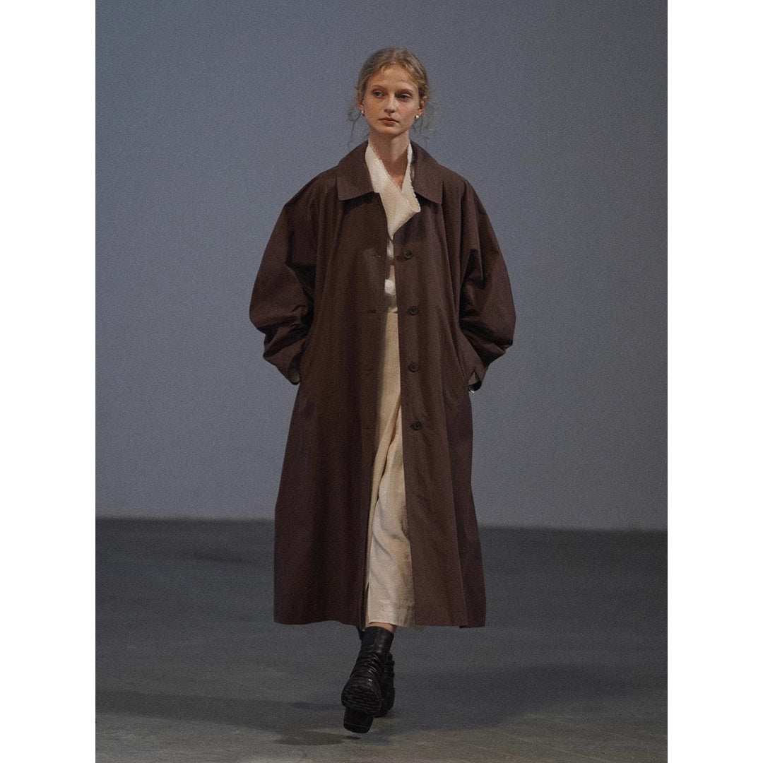 Damen Oversized Trenchcoat Drune