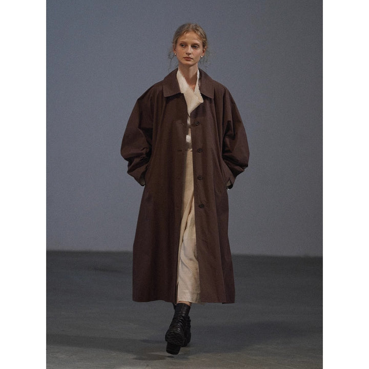 Damen Oversized Trenchcoat Drune