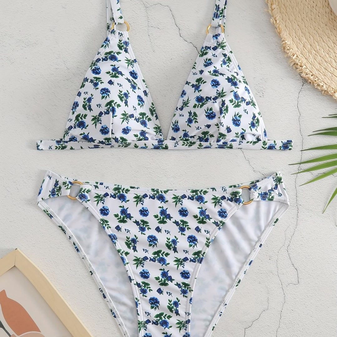 Damen Triangel-Bikini mit luxuriösen Details Drune