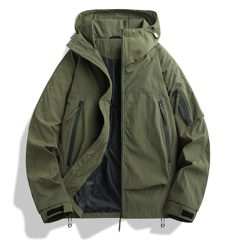 Herren Technische Outdoorjacke mit praktischen Taschen Drune