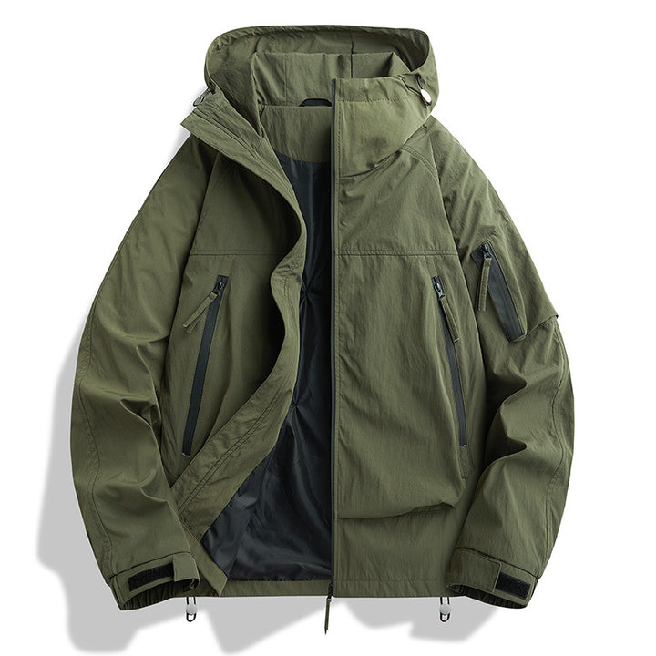 Herren Technische Outdoorjacke mit praktischen Taschen Drune