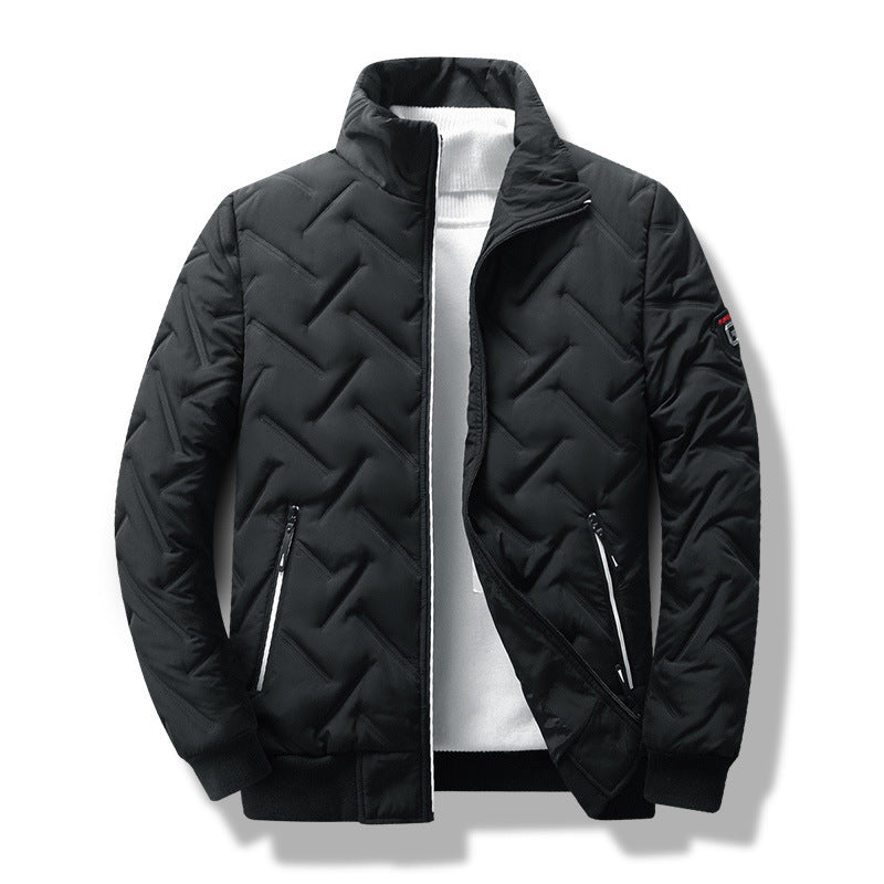 Herren Isolierte Steppjacke mit hochschließendem Kragen Drune