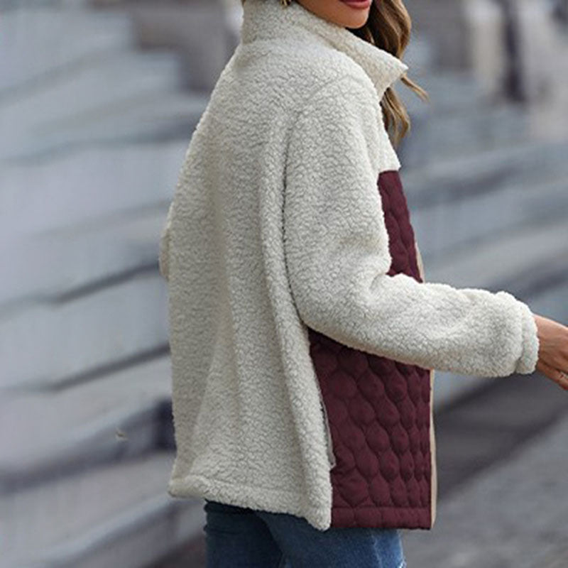 Drune | Plüsch Patchwork Mantel
